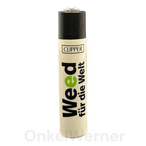 Weed für die Welt Clipper Feuerzeug